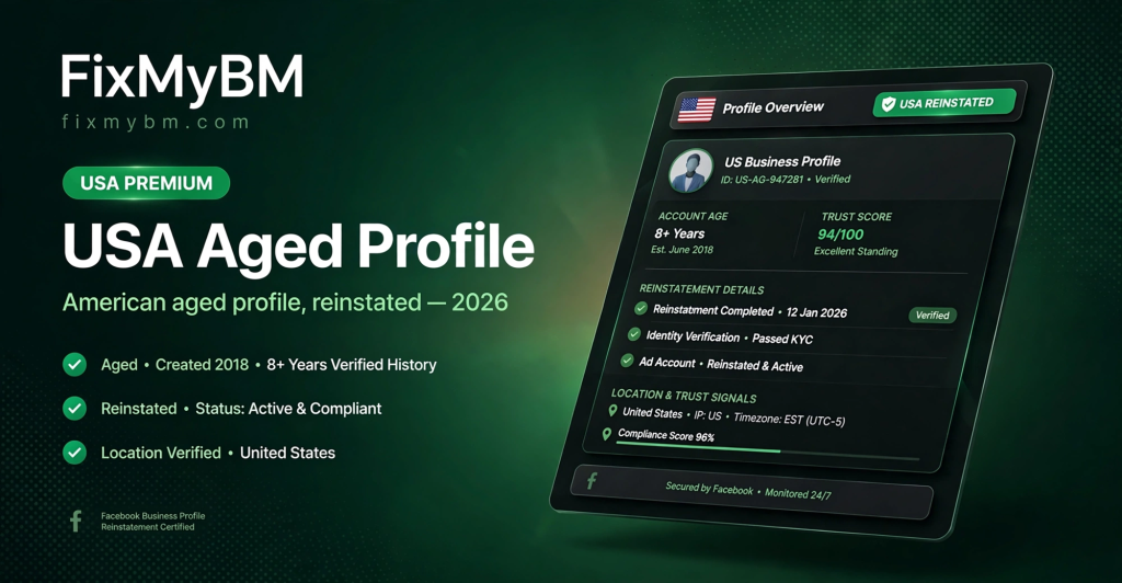 USA Super Aged Reinstated Profile (SARI) + ID Card — Premium