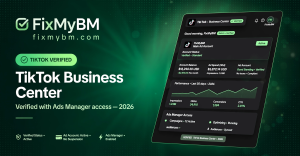 TikTok Business Center & Ads Manager — Verified